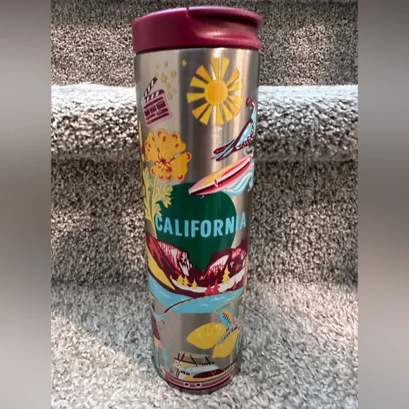 Starbucks California state Stainless Red Tumbler - Picture 1 of 4